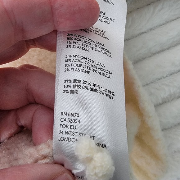 Anthropologie Elana Striped Tunic Sweater M Drop Shoulder Cozy Wool Blend Boho - Picture 11 of 11